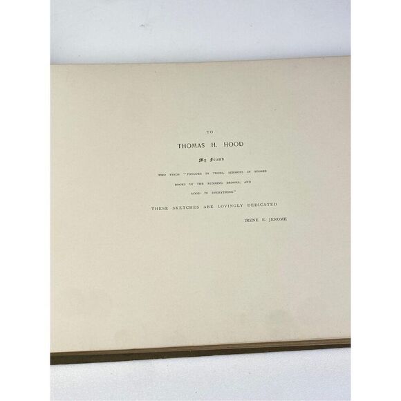 Antique 1890 In A Fair Country Thomas Wentworth Higginson Irene Jerome HC Book E - Picture 9 of 10